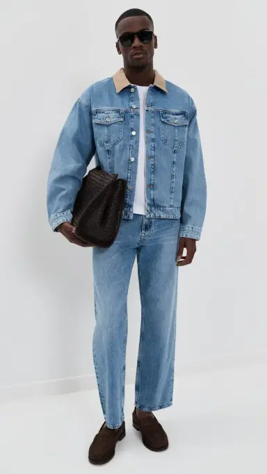 NN07 Roy Denim Jacket Vintage Blue | Thumbnail 5