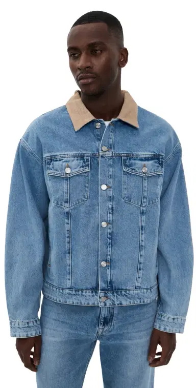 NN07 Roy Denim Jacket Vintage Blue | Thumbnail 1