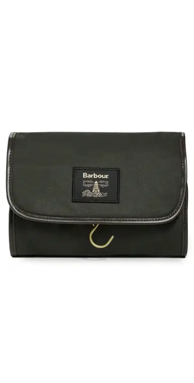 Barbour Wax Hanging Toiletry Bag | Thumbnail 1 Barbour Wax Hanging Toiletry Bag | Thumbnail 1