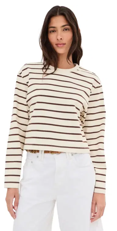 LE BOP Danica Crop Top Chocolate/ | Thumbnail 1