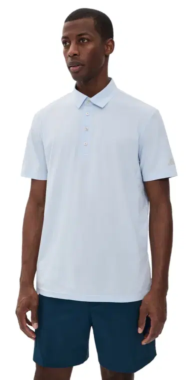 Adidas Golf Ultimate365 Tour Twistknit Polo Shirt Crystal ky | Thumbnail 1