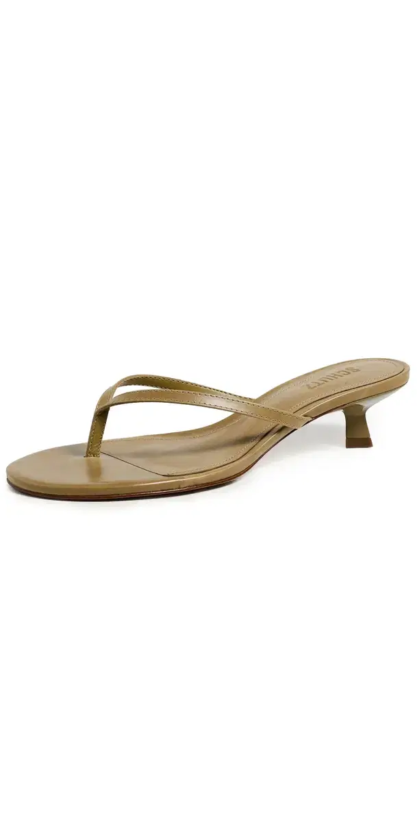 Schutz Carolyn Sandals Ecru Olive