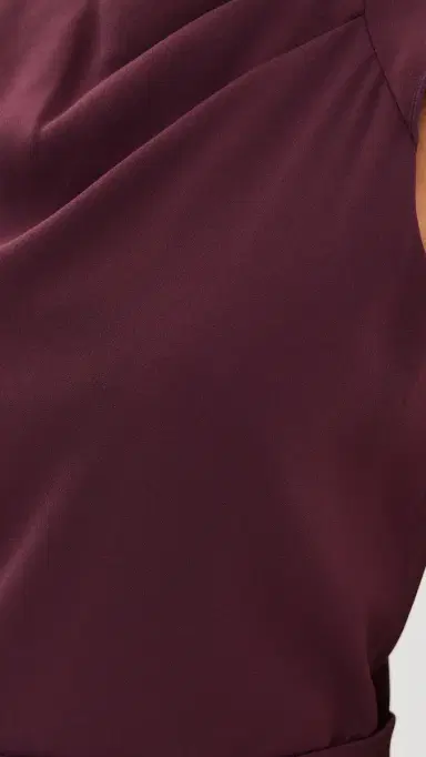 BLACK HALO Enola Jumpsuit Oxblood 6 | Thumbnail 6
