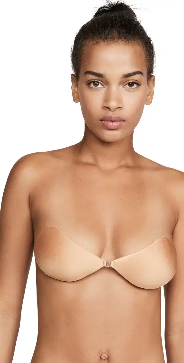 Seamless U Half Cup Bra Tan