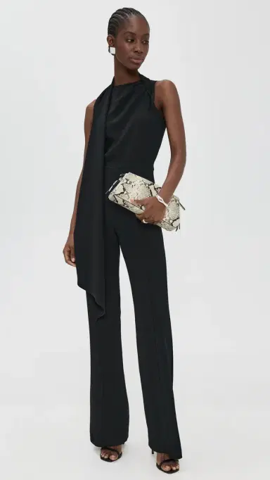 BLACK HALO Enola Jumpsuit Black | Thumbnail 5 BLACK HALO Enola Jumpsuit Black | Thumbnail 5