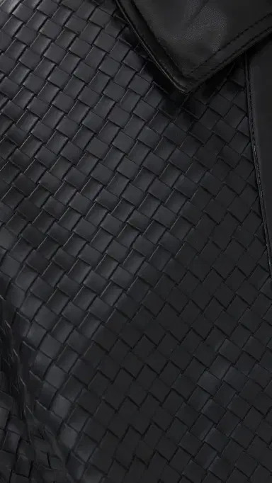 LIONESS Kenny Woven Bomber Jacket Onyx L | Thumbnail 6