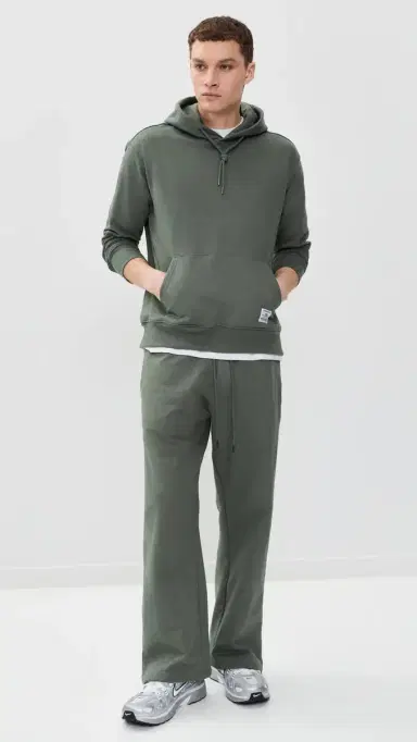 Alpha Industries Essential French Terry Hoodie Gen II Field Grey | Thumbnail 5