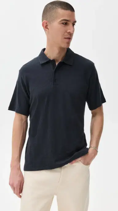 rag & bone Classic Flame Polo Black M | Thumbnail 2 rag & bone Classic Flame Polo Black M | Thumbnail 2