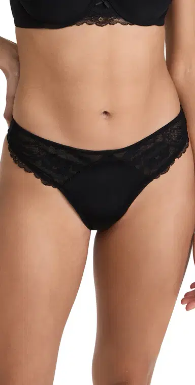 Skarlett Blue Minx Thong Black | Thumbnail 1
