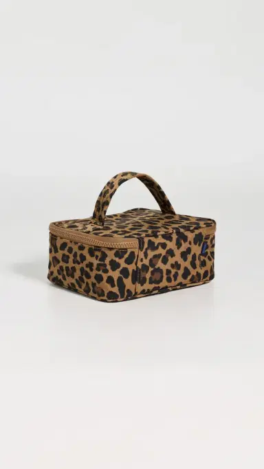 BAGGU Small Cosmetic Case Leopard One Size | Thumbnail 3