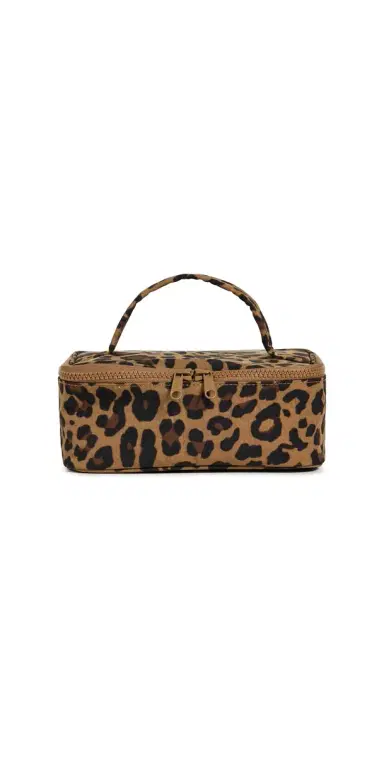 BAGGU Small Cosmetic Case Leopard One Size | Thumbnail 1