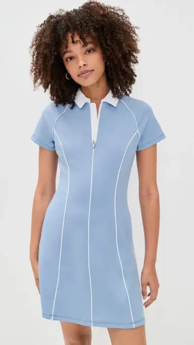 Greyson Soleil Polo Dress Wolf Blue - 476 M | Thumbnail 2