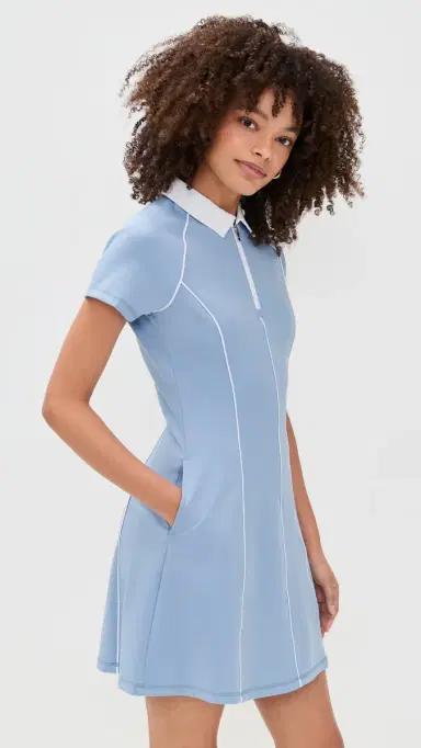 Greyson Soleil Polo Dress Wolf Blue - 476 M | Thumbnail 4