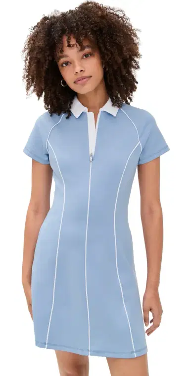 Greyson Soleil Polo Dress Wolf Blue - 476 M | Thumbnail 1