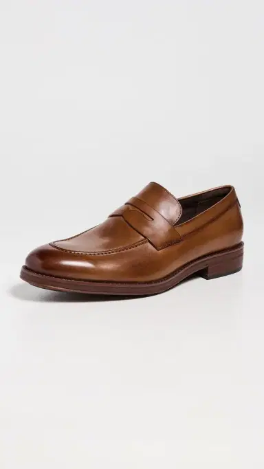 Cole Haan Ledley Grand Penny Loafers CH British Tan/Dark Natural | Thumbnail 2