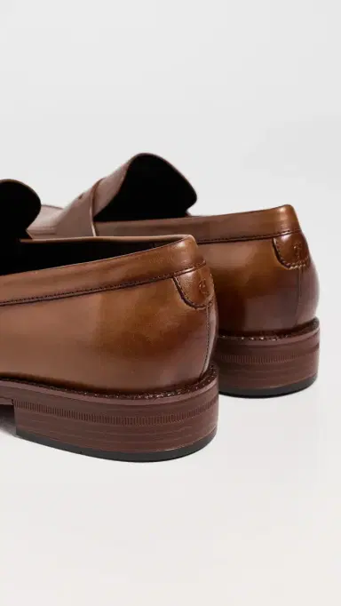 Cole Haan Ledley Grand Penny Loafers CH British Tan/Dark Natural | Thumbnail 3