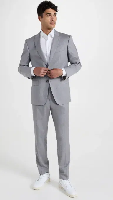 BOSS Slim Fit Suit Grey 48 | Thumbnail 2 BOSS Slim Fit Suit Grey 48 | Thumbnail 2