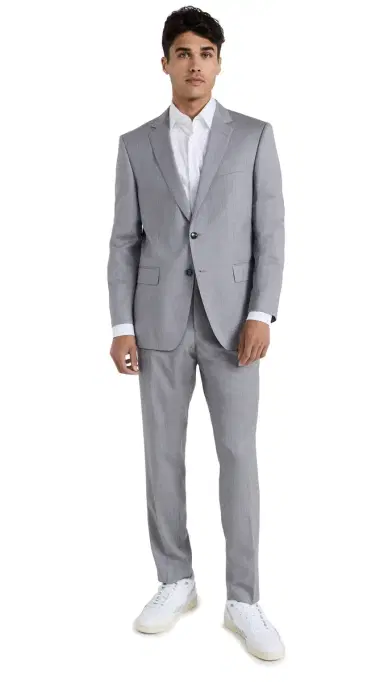 BOSS Slim Fit Suit Grey 48 | Thumbnail 1 BOSS Slim Fit Suit Grey 48 | Thumbnail 1