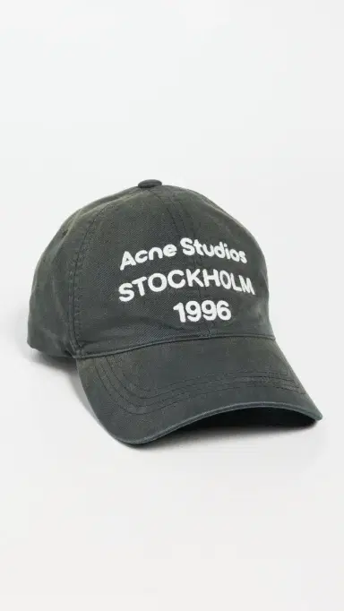 Acne Studios Carliy 1996 Cap Faded Black One Size | Thumbnail 2 Acne Studios Carliy 1996 Cap Faded Black One Size | Thumbnail 2
