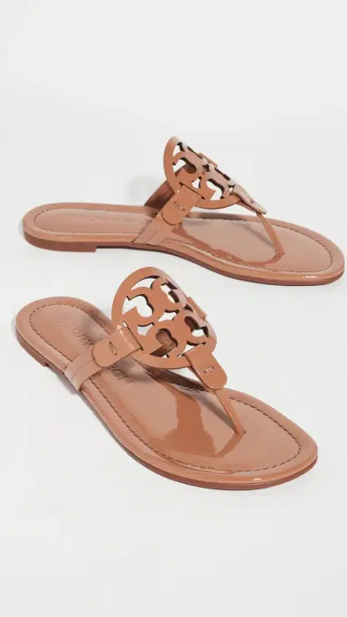 Tory Burch Miller Sandals Tan | Thumbnail 5