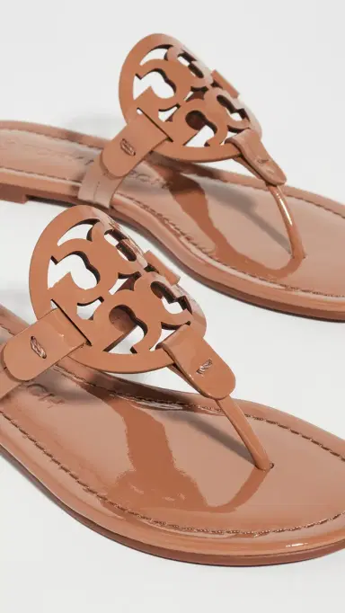 Tory Burch Miller Sandals Tan | Thumbnail 6
