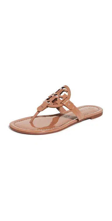 Tory Burch Miller Sandals Tan | Thumbnail 1