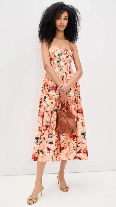 Ulla Johnson Vidri Cotton Cami Dress Camellia | Thumbnail 5