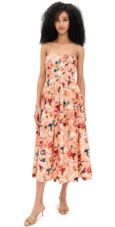 Ulla Johnson Vidri Cotton Cami Dress Camellia | Thumbnail 1