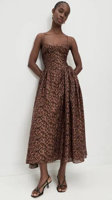 Bardot Estie Printed Maxi Dress B Leopard 4 | Thumbnail 2 Bardot Estie Printed Maxi Dress B Leopard 4 | Thumbnail 2