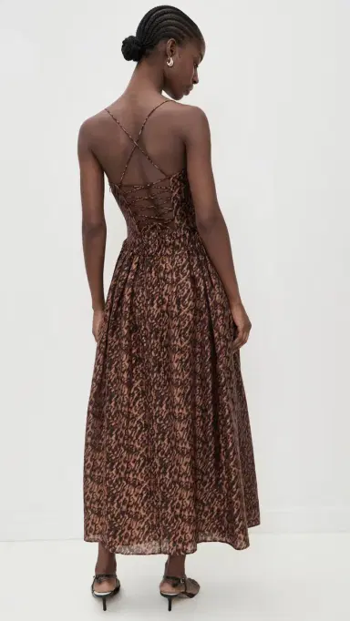Bardot Estie Printed Maxi Dress B Leopard 4 | Thumbnail 3 Bardot Estie Printed Maxi Dress B Leopard 4 | Thumbnail 3