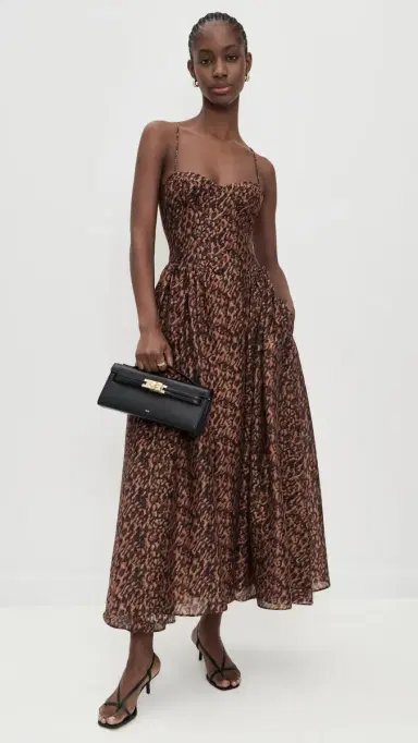 Bardot Estie Printed Maxi Dress B Leopard 4 | Thumbnail 5 Bardot Estie Printed Maxi Dress B Leopard 4 | Thumbnail 5