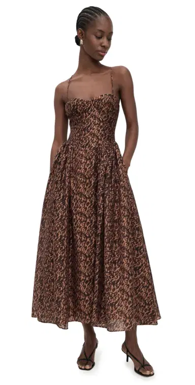 Bardot Estie Printed Maxi Dress B Leopard 4 | Thumbnail 1 Bardot Estie Printed Maxi Dress B Leopard 4 | Thumbnail 1