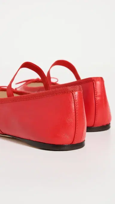 Loeffler Randall Leonie Soft Ballet Flat Red 9 | Thumbnail 4