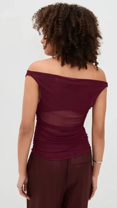 LE BOP Amalie Top Burgundy L | Thumbnail 3 LE BOP Amalie Top Burgundy L | Thumbnail 3