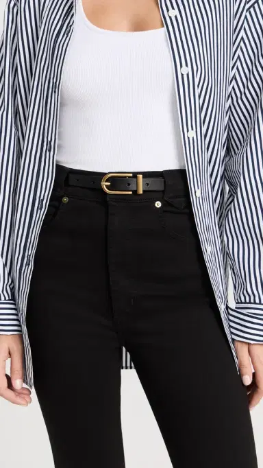 Frame Petite imple Art Deco Belt Black | Thumbnail 3