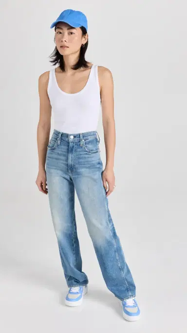 AMO Crop Rib Tank White | Thumbnail 5 AMO Crop Rib Tank White | Thumbnail 5