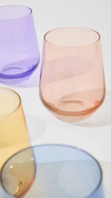 Estelle Colored Glass Stemless Set of 6 | Thumbnail 3