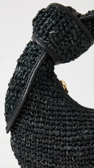 Poolside Bags The Josie Knot Bag All Black One Size | Thumbnail 5