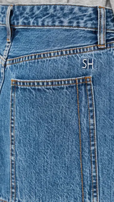 Still Here Holly Denim Skirt Classic Blue | Thumbnail 6 Still Here Holly Denim Skirt Classic Blue | Thumbnail 6