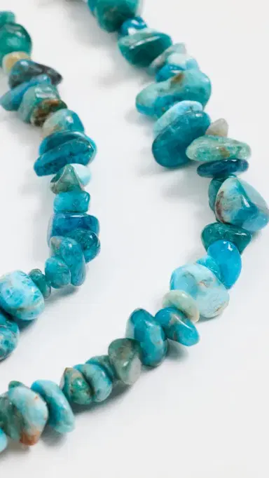 Maison Irem Tropical Necklace Turquoise One Size | Thumbnail 4