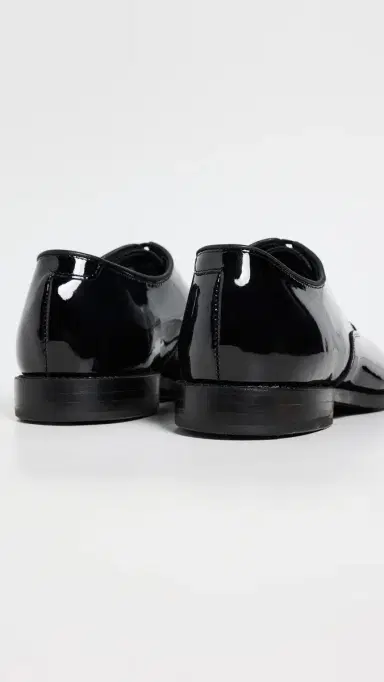Allen Edmonds Carlyle Patent Leather Lace Up Tuxedo Shoes Black Patent 001 9 | Thumbnail 3