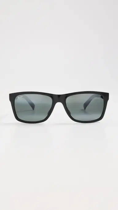 Maui Jim Kōwelo Polarized Sunglasses Black-Black-Grey One Size | Thumbnail 2
