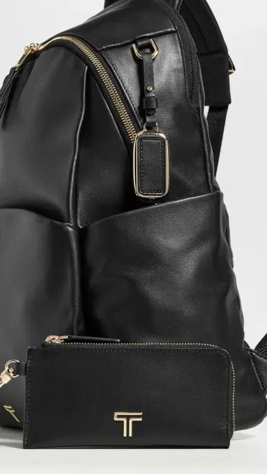 TUMI Raina Large Backpack Black/Light Gold One Size | Thumbnail 6 TUMI Raina Large Backpack Black/Light Gold One Size | Thumbnail 6