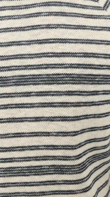 Billy Reid Raglan Stripe Crew Sweater Tinted White/Carbon Blue | Thumbnail 6 Billy Reid Raglan Stripe Crew Sweater Tinted White/Carbon Blue | Thumbnail 6