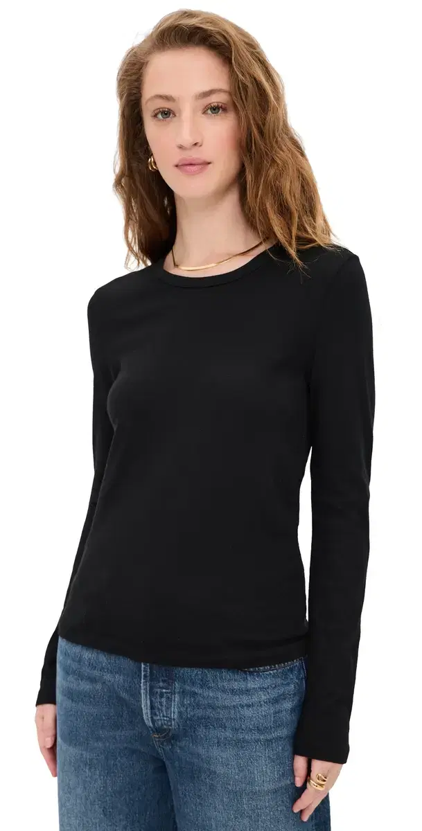 Long-leeve lim Tee Black