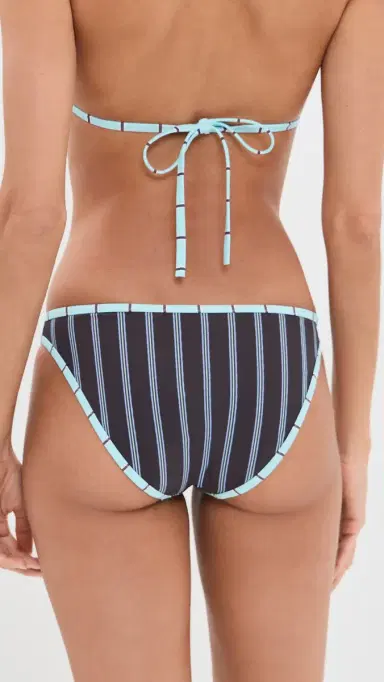 Staud Coto Bikini Bottoms Redondo Stripe L | Thumbnail 3