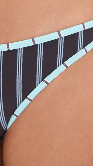 Staud Coto Bikini Bottoms Redondo Stripe L | Thumbnail 5