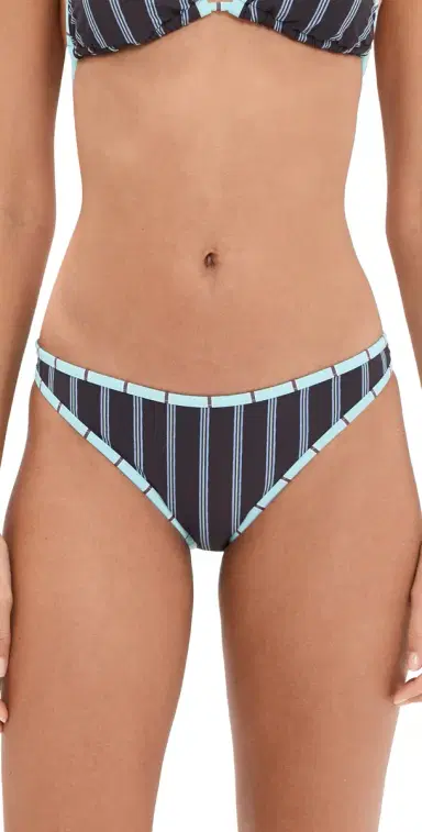 Staud Coto Bikini Bottoms Redondo Stripe L | Thumbnail 1