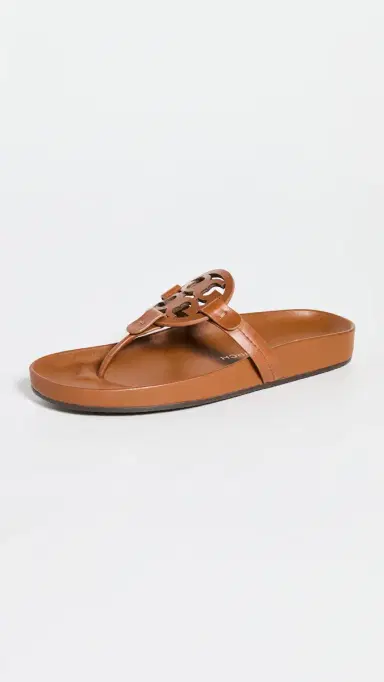 Tory Burch Miller Cloud Sandals Bourbon Miele 6 | Thumbnail 2