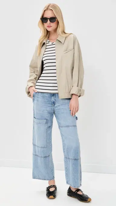 ASKK NY Cropped Carpenter Jeans Blondie | Thumbnail 5 ASKK NY Cropped Carpenter Jeans Blondie | Thumbnail 5
